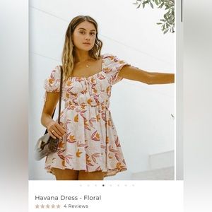 Sabo Skirt - Havana Dress floral. New with tags. Size xs.